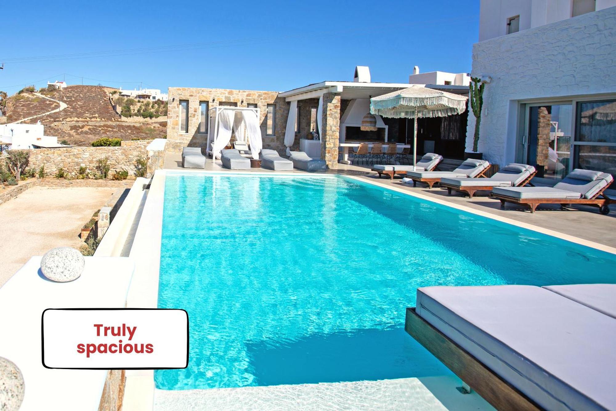 Villa Panamera Mykonos, Private Heaven, Supreme View! Fanari  Exterior foto