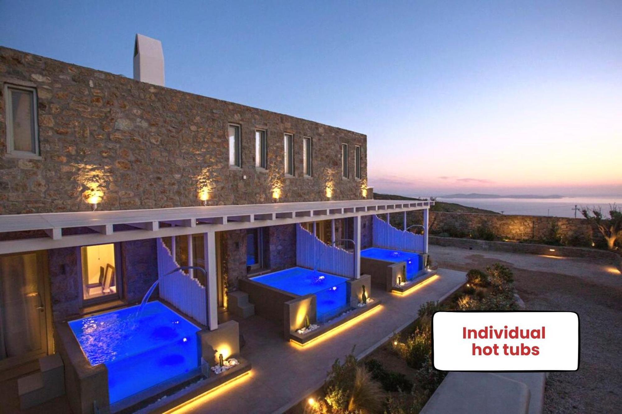 Villa Panamera Mykonos, Private Heaven, Supreme View! Fanari  Exterior foto