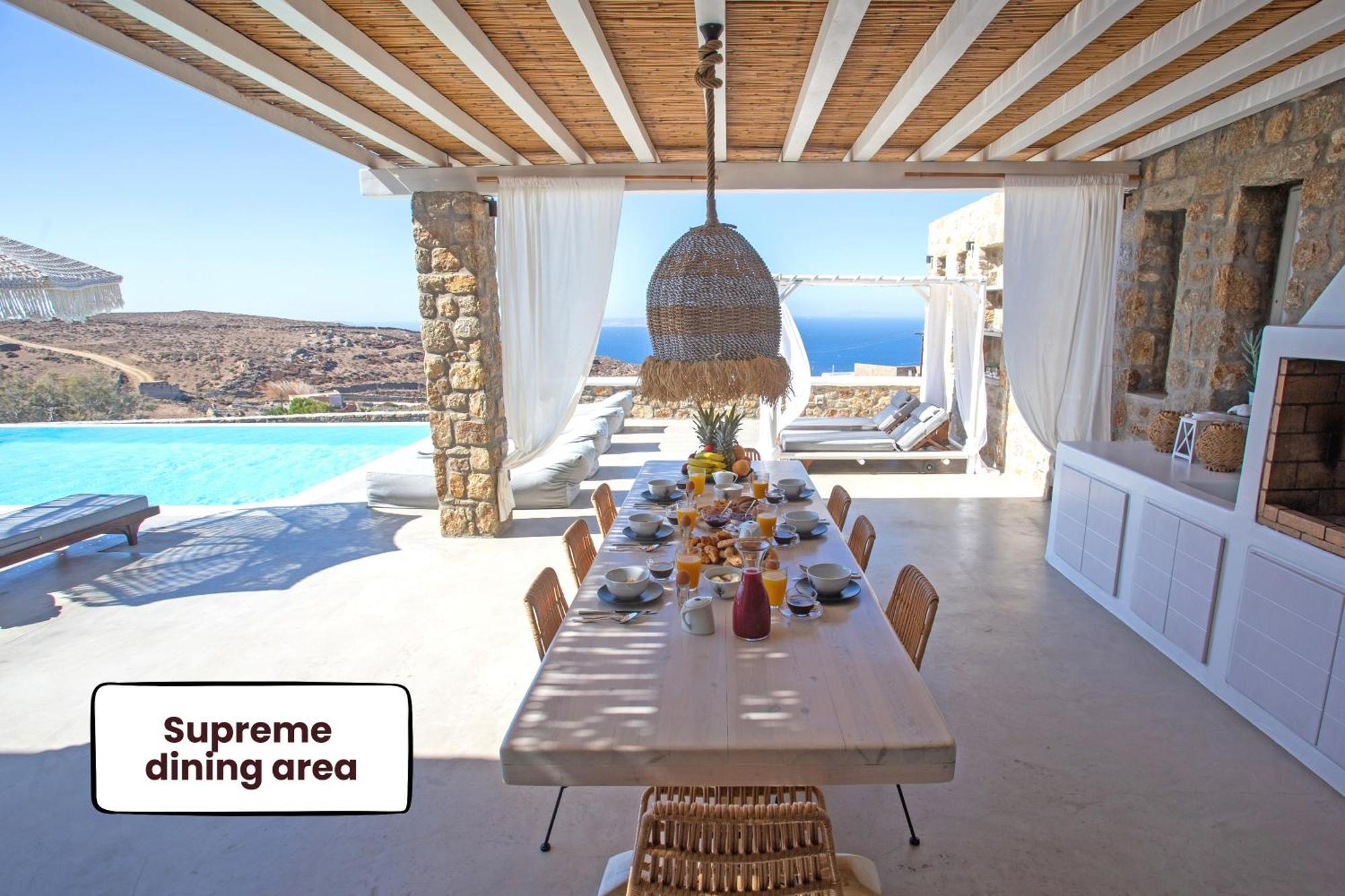 Villa Panamera Mykonos, Private Heaven, Supreme View! Fanari  Exterior foto